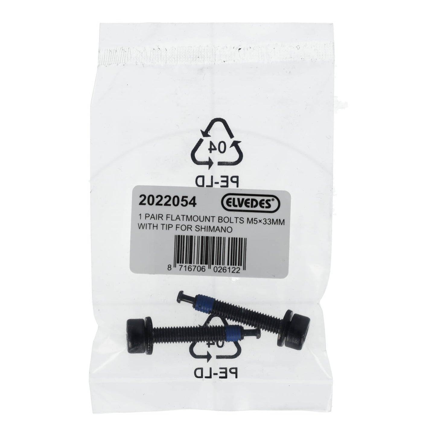 Befestigungsschraube ELVEDES FM Shimano M5x33 Typ C Hinterer Bremssattel