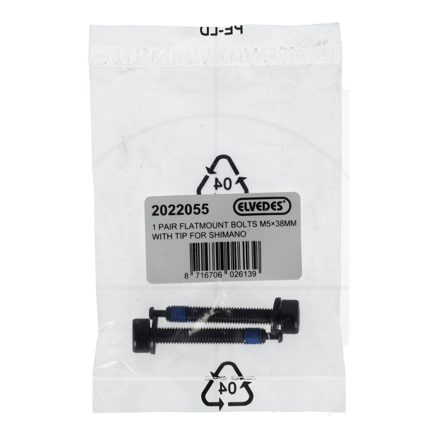 Befestigungsschraube ELVEDES FM Shimano M5x38 Typ C Hinterer Bremssattel