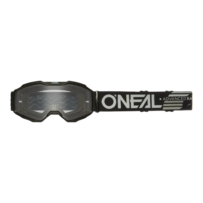 O'NEAL B-10 SOLID Junior Maske Schwarz Klarer Schirm
