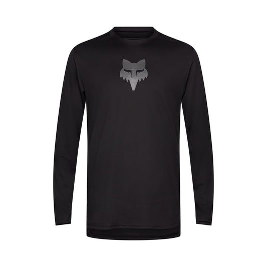 FOX RANGER HEAD Trikot Langarm Schwarz 2025