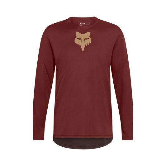 FOX RANGER FOX HEAD Trikot Langarm Bordeaux
