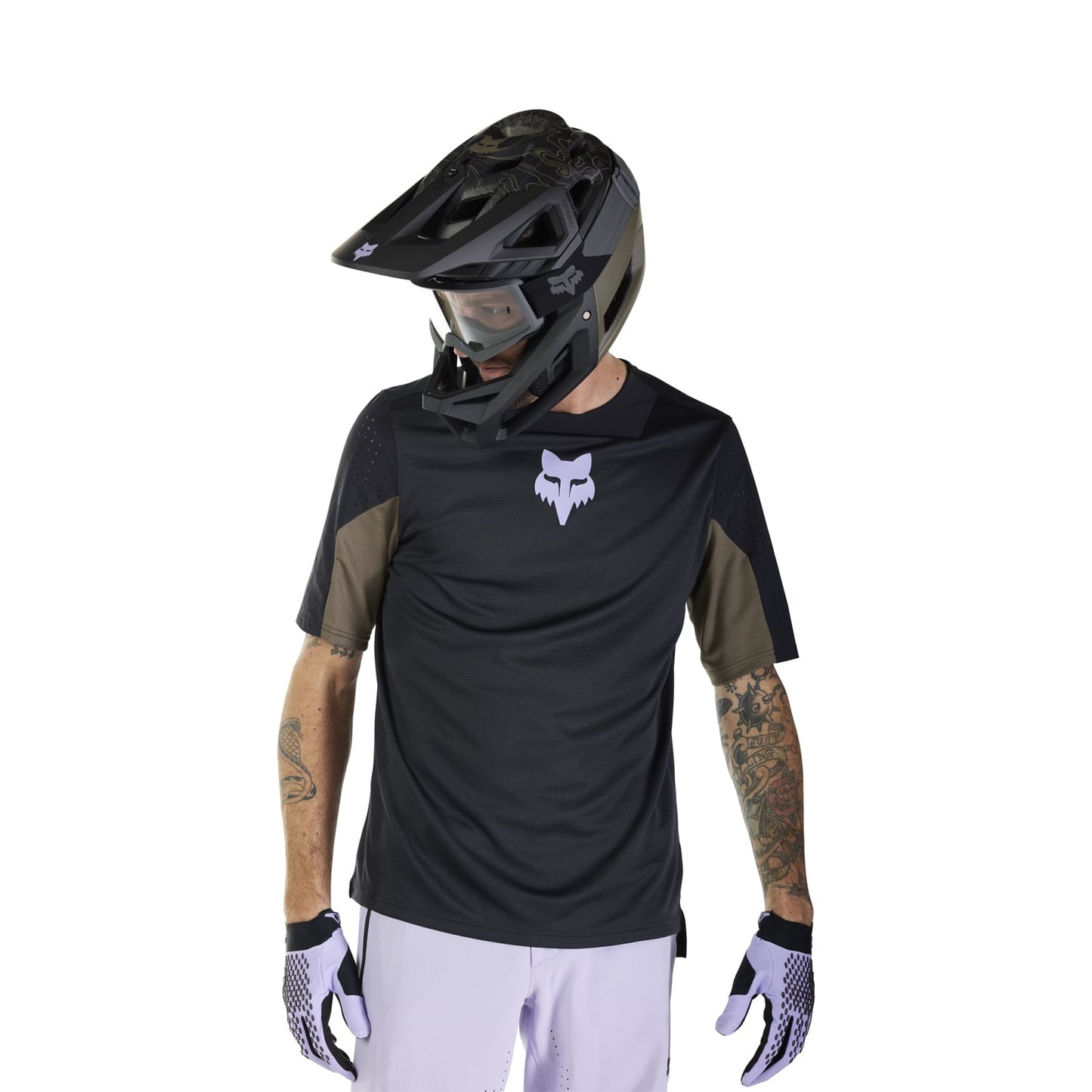FOX DEFEND PARK Trikot Kurzarm Schwarz 2025