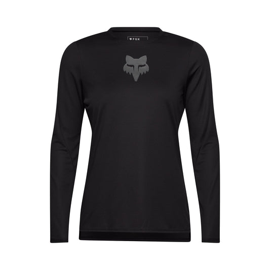 FOX RANGER HEAD Damen Trikot Langarm Schwarz 2025