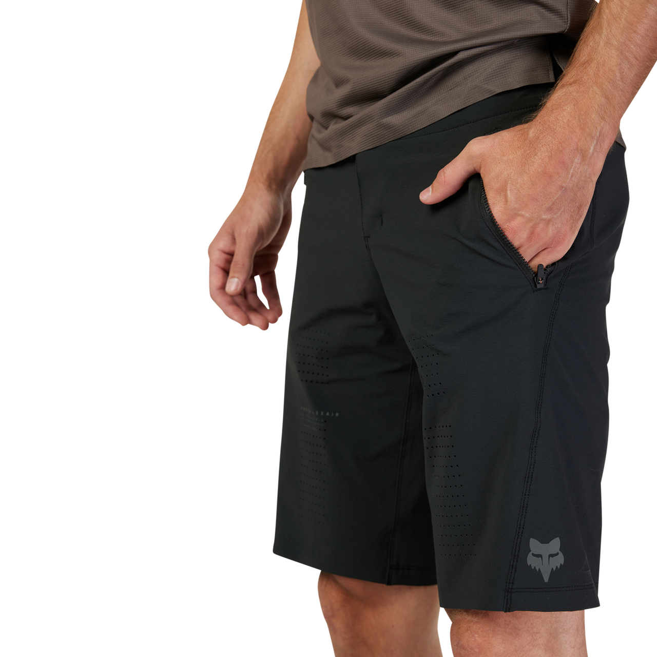 FOX FLEXAIR Shorts Schwarz