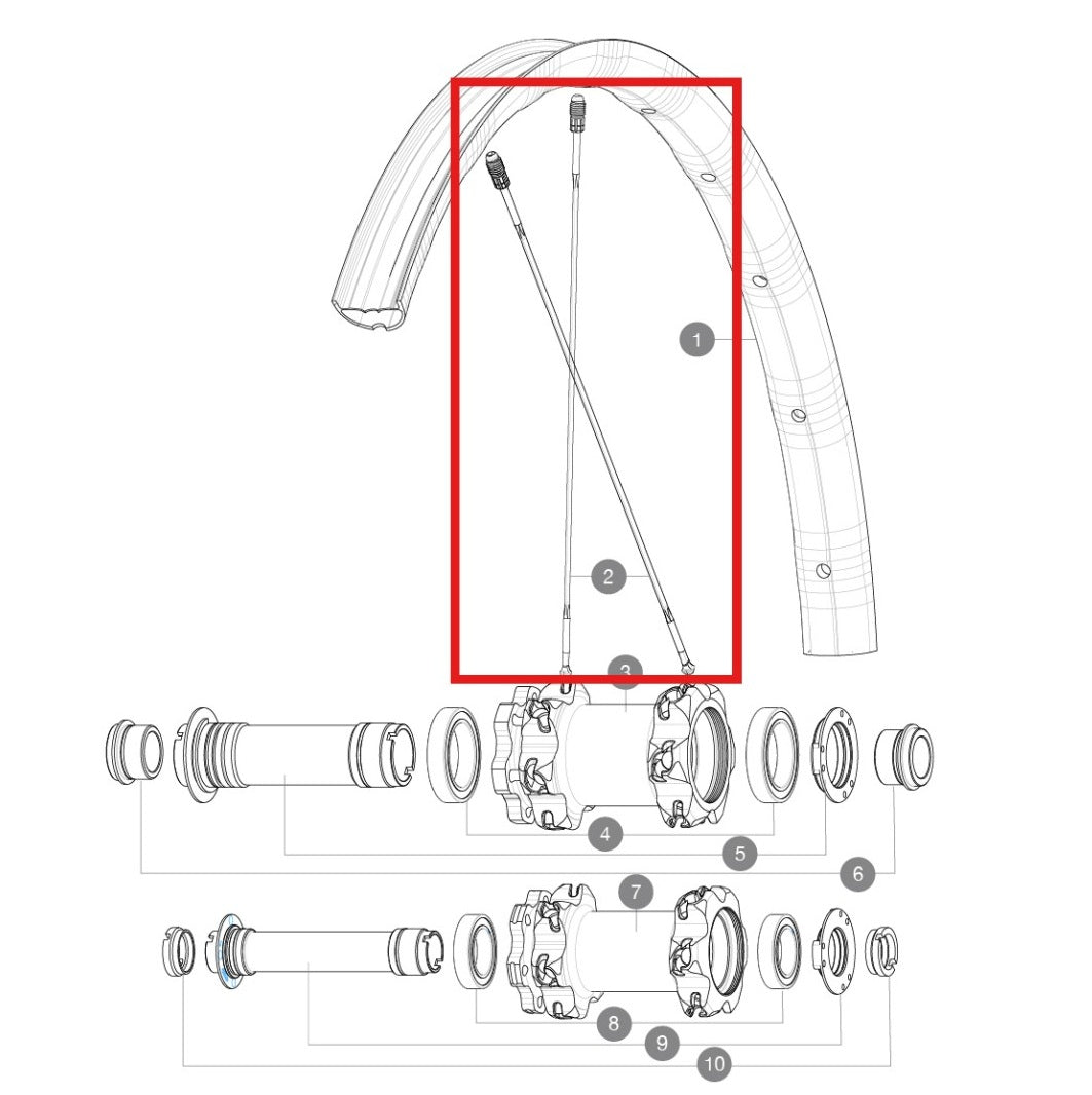SET 12 SPEICHEN AV MAVIC CROSSMAX FIN/AV-AR DEEMAX PRO 27,5'' ALU 275MM