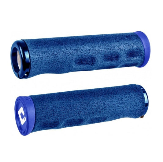 ODI DREAD LOCK TINKER JUAREZ SIGNATURE Lock-On Grips 130 mm Blau