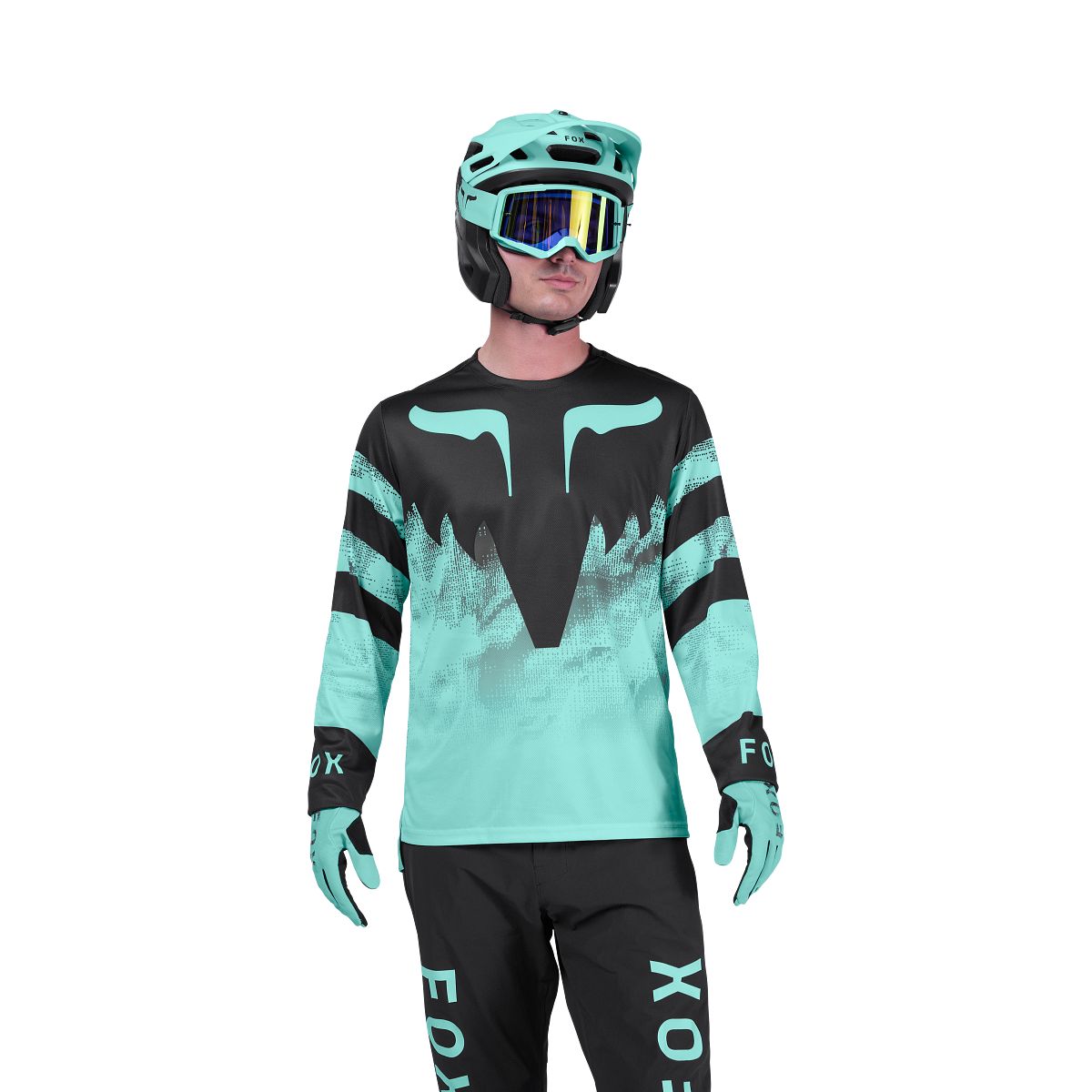 FOX RANGER KAIROS Trikot Langarm Schwarz/Blau