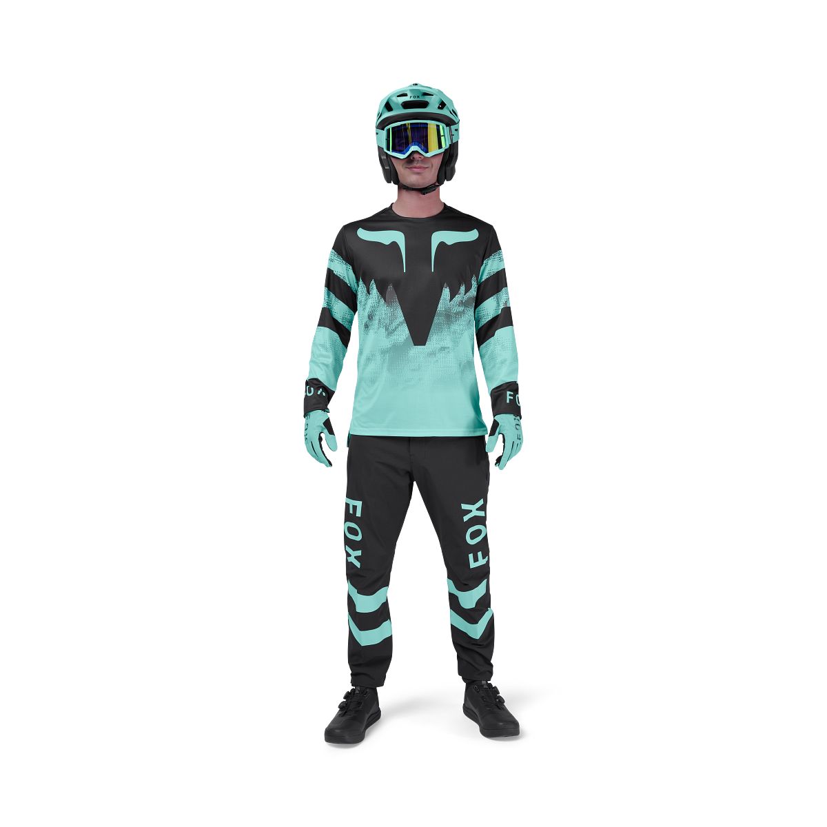 FOX RANGER KAIROS Trikot Langarm Schwarz/Blau