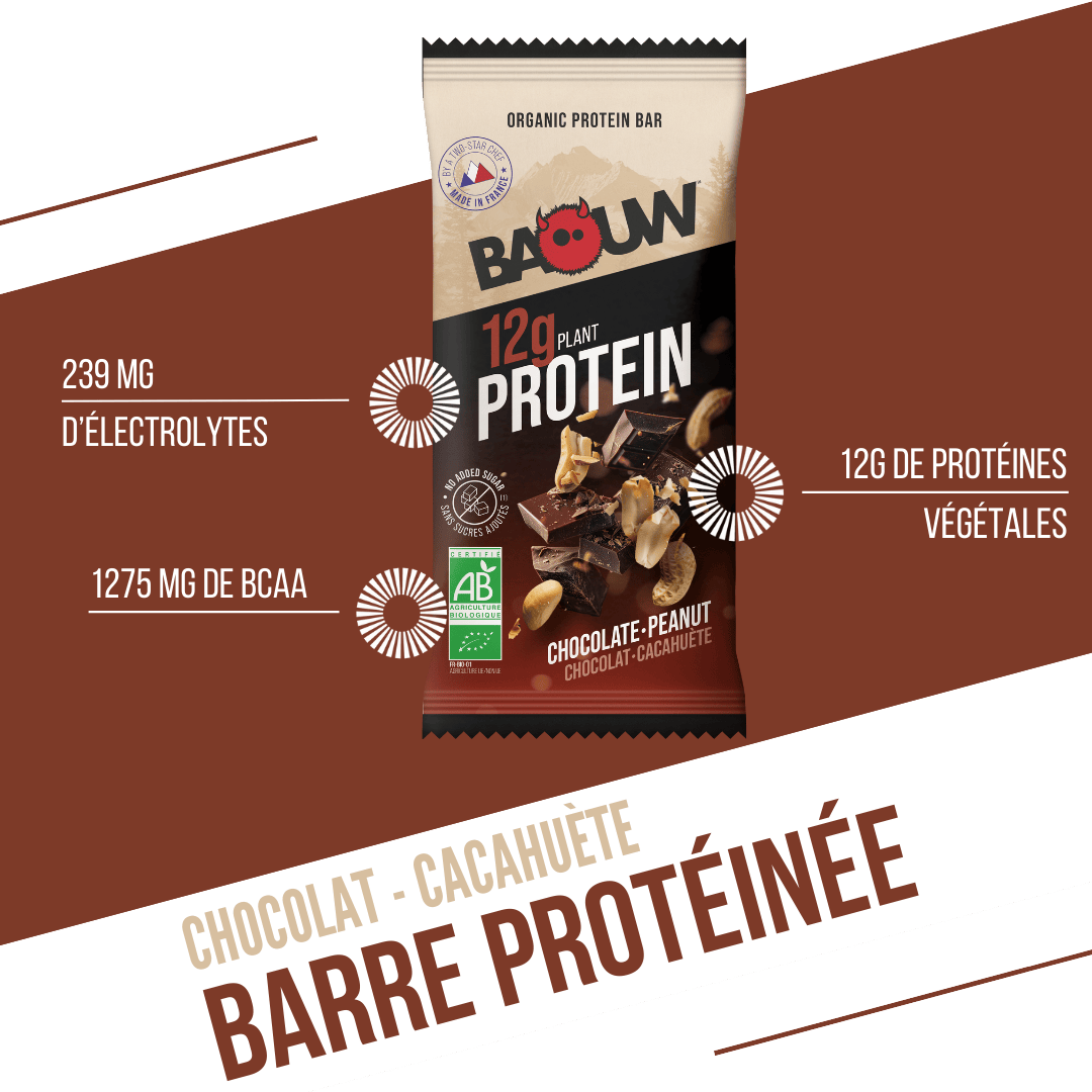 BAOUW BIO EXTRA Proteinriegel Schokolade/Kaschuks (50g)