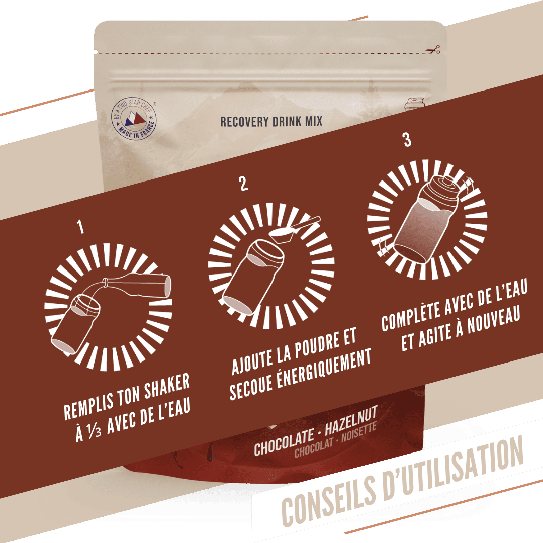 Erholungsgetränk BAOUW RECOVERY (500g) Haselnuss-Schokolade