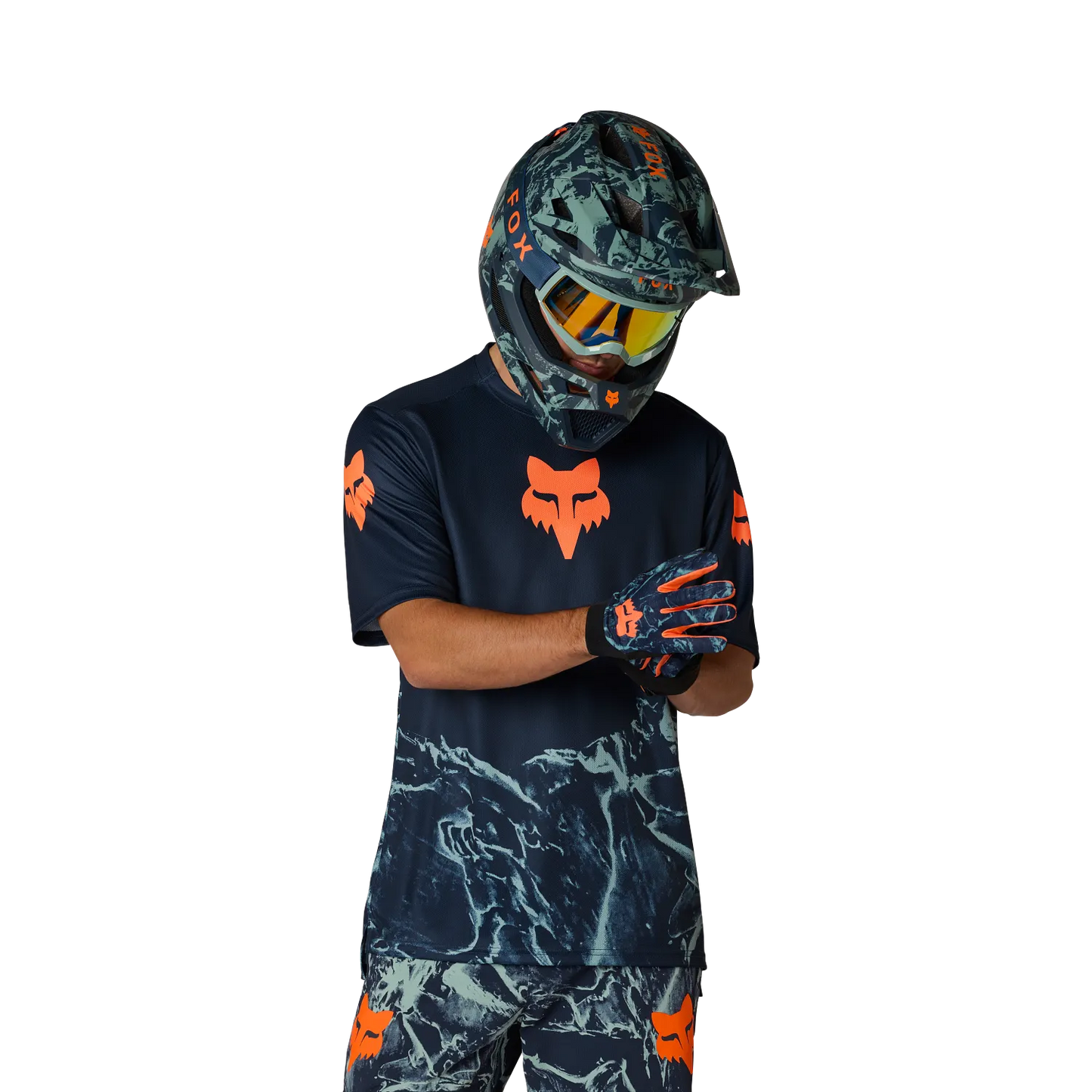 FOX RANGER IMAGE PRINT Trikot Kurzarm Arctic Blue