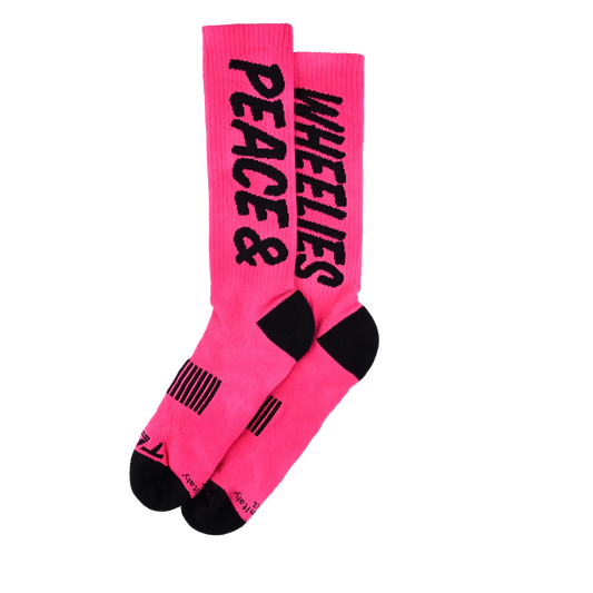 Socken TROY LEE DESIGNS PERFORMANCE PEACE & WHEELIES Fushia 2025