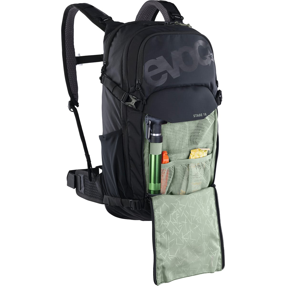 EVOC STAGE 18 L Rucksack Schwarz