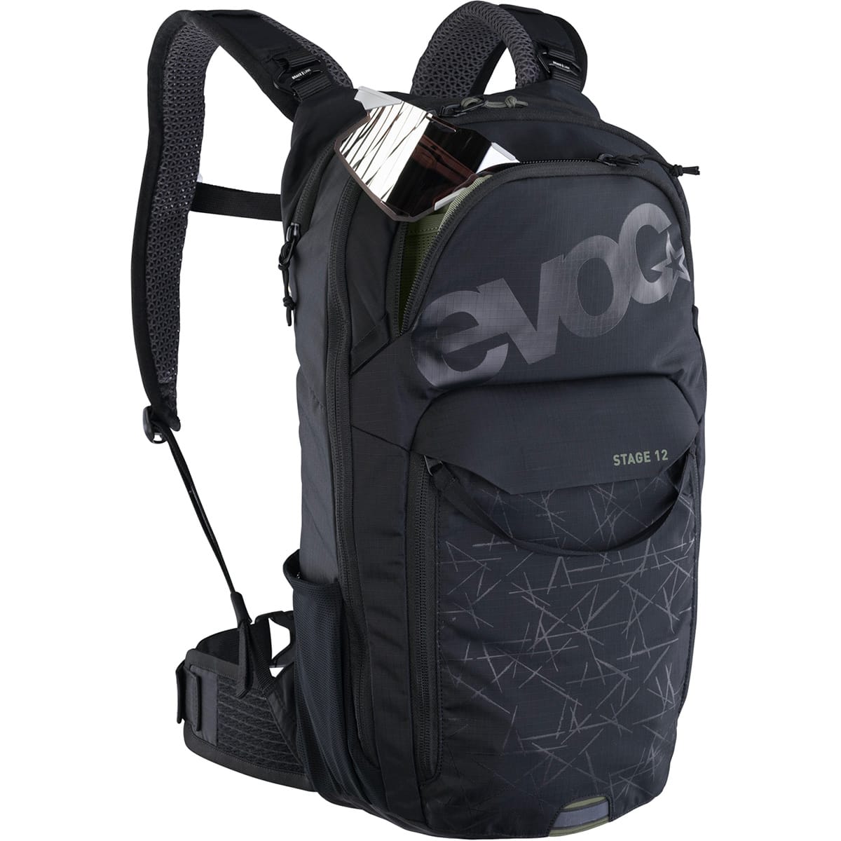 Rucksack EVOC STAGE 12 L Schwarz