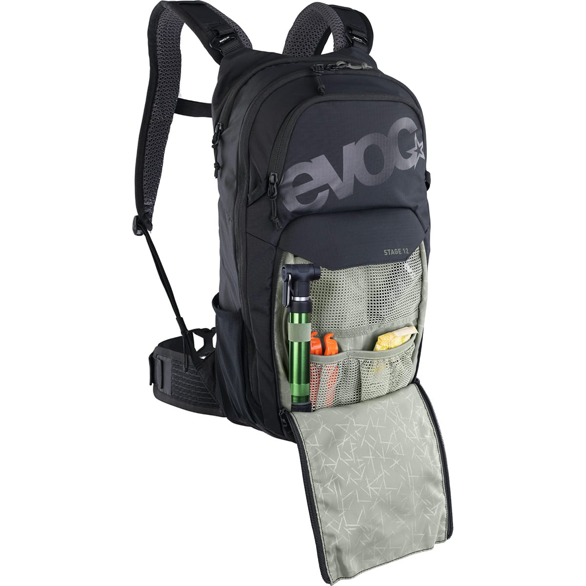 Rucksack EVOC STAGE 12 L Schwarz