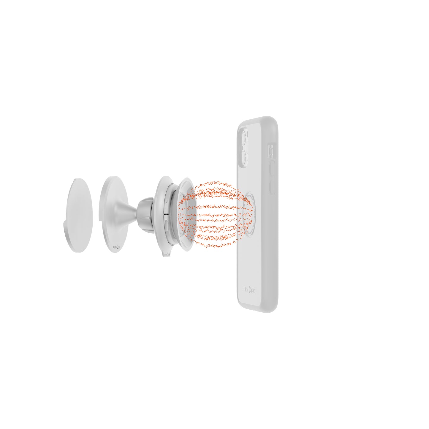 FIDLOCK VACUUM Wandhalterung Weiß