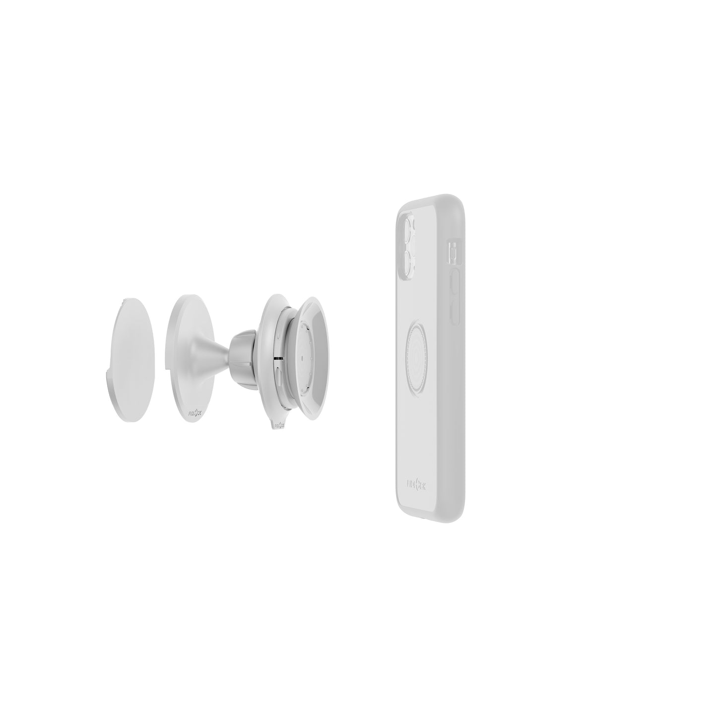 FIDLOCK VACUUM Wandhalterung Weiß