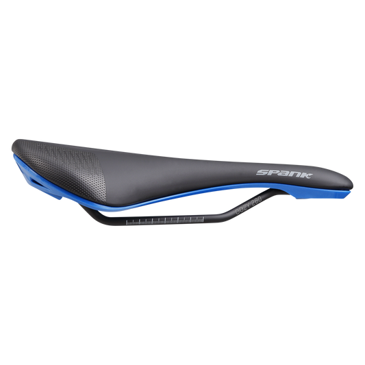 Sattel SPANK OOZY 280 144mm Schienen CrMo Blau