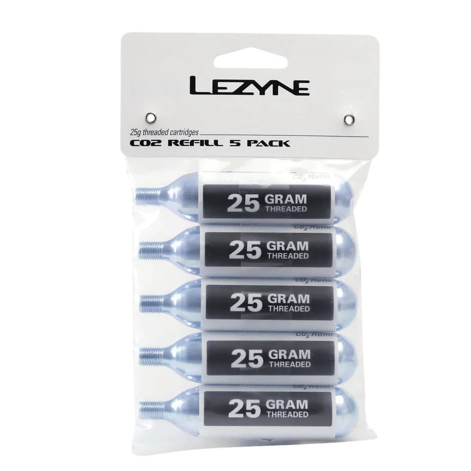 CO2-Kartusche LEZYNE Gewinde (x5)