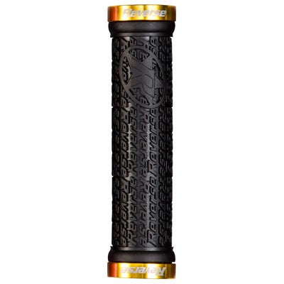 REVERSE COMPONENTS STAMP Lock-On Grips Ø 30mm Schwarz/Gold