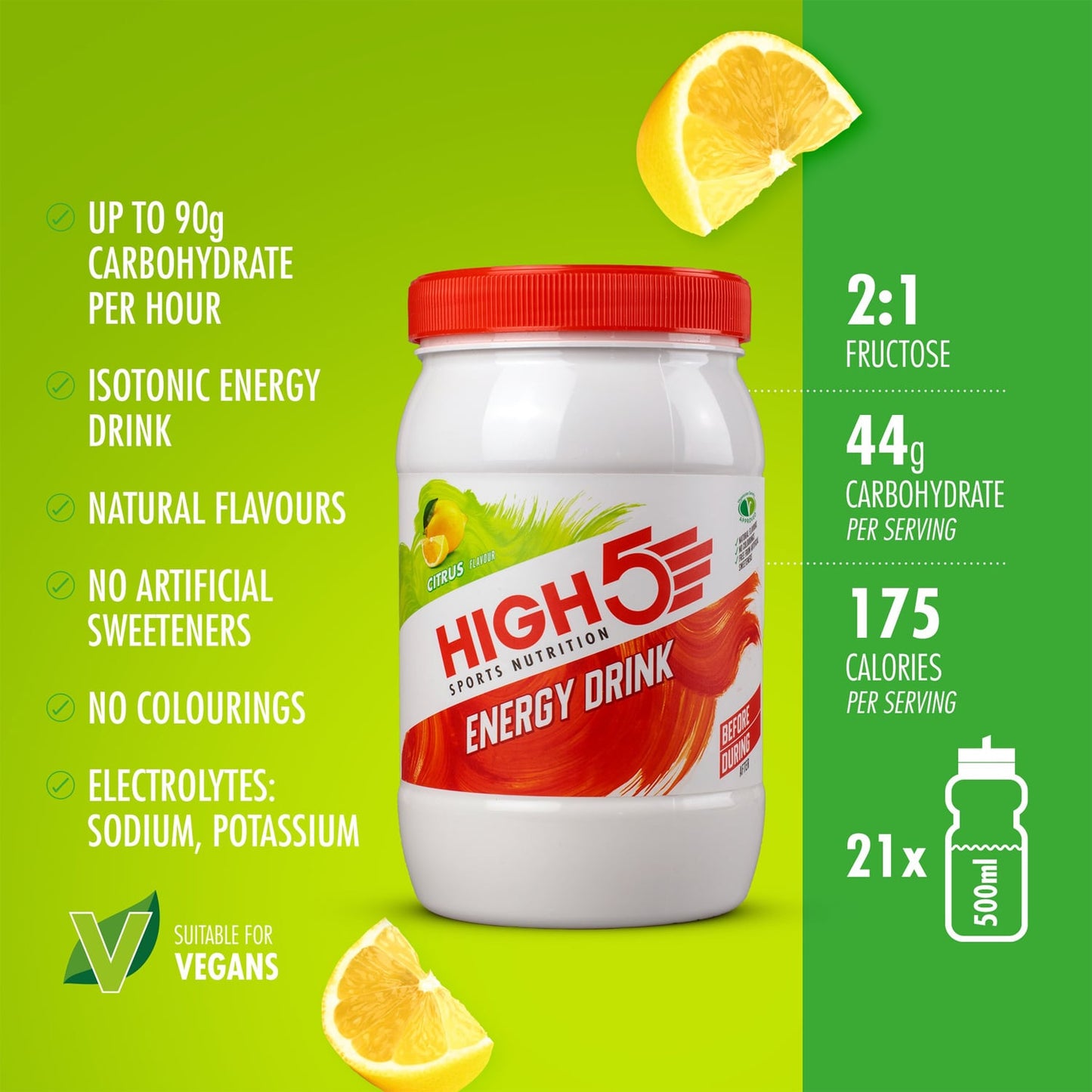 Energy Drink HIGH5 ENERGY DRINK (1kg) Zitrone