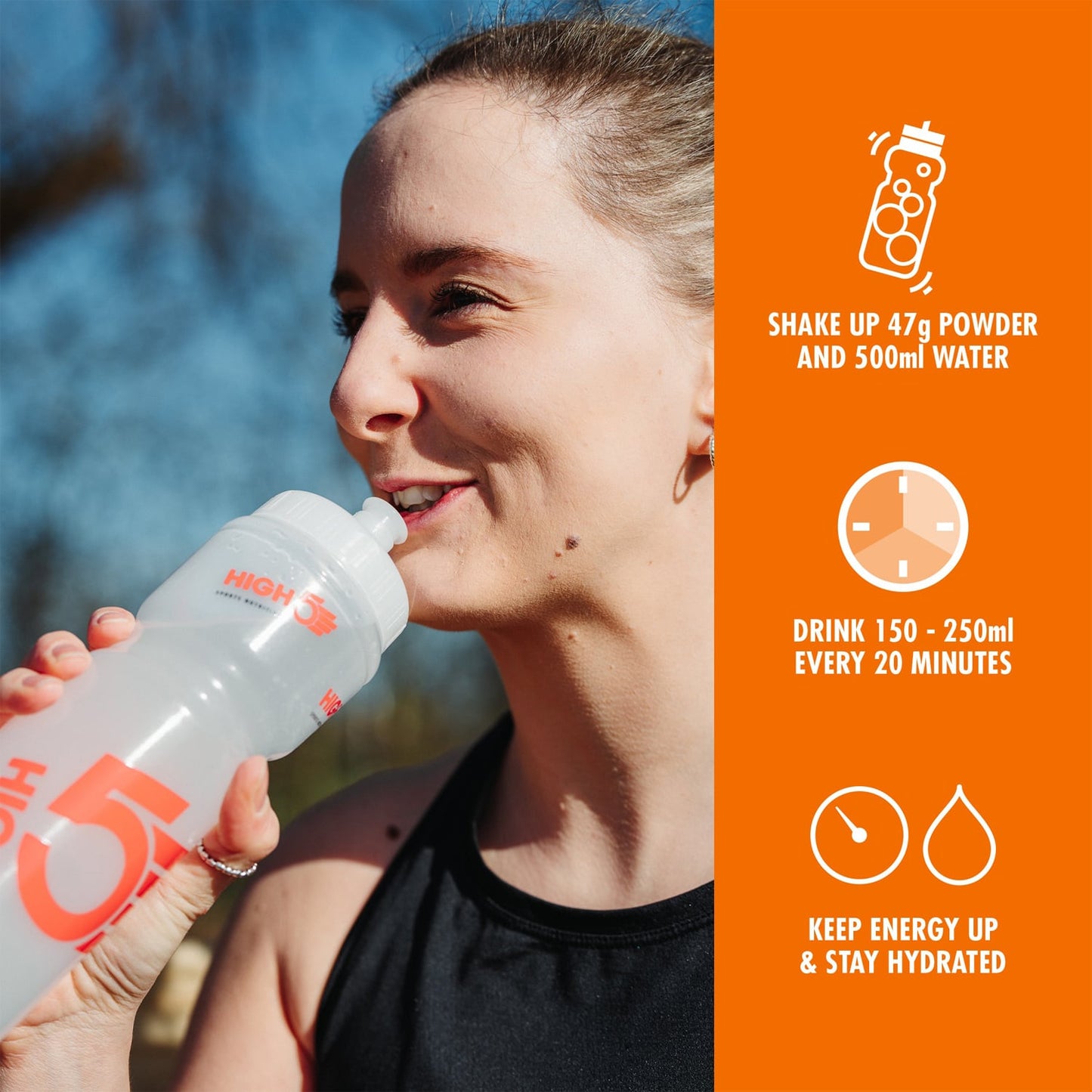 Energy Drink HIGH5 ENERGY DRINK (2.2kg) Orange