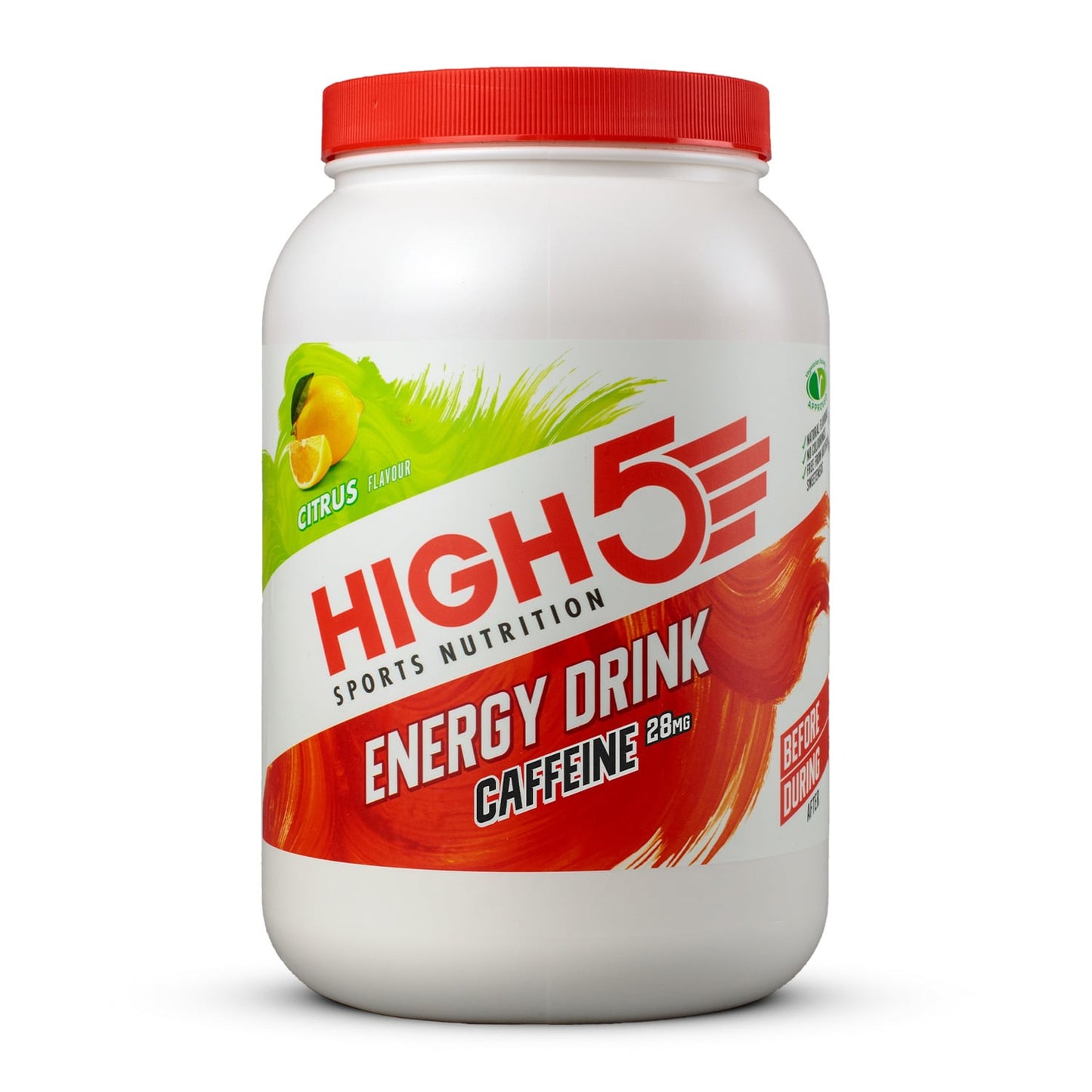 Energiedrink HIGH5 ENERGY DRINK CAFFEINE (2.2kg) Zitrone