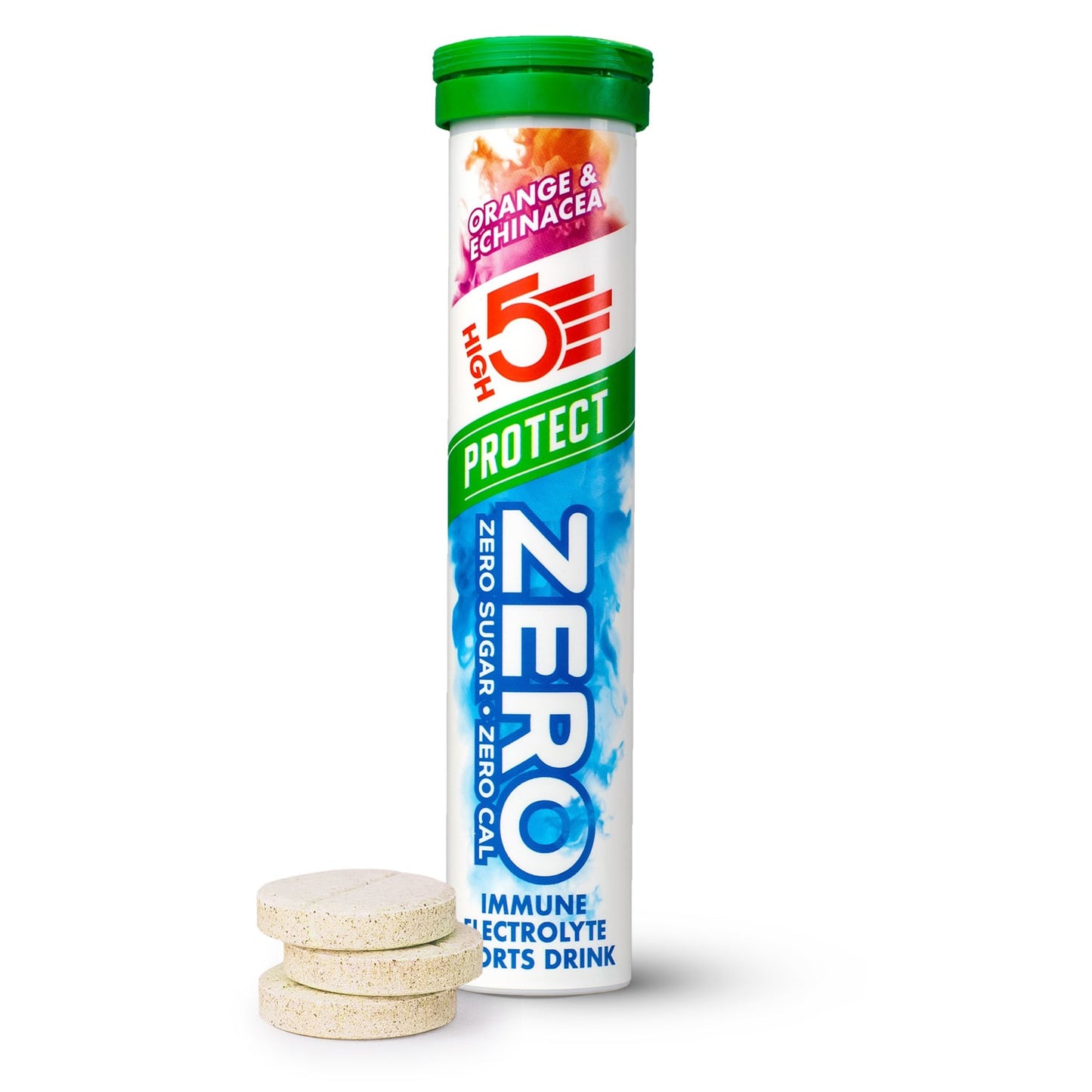 Anticramp Getränk HIGH5 ZERO PROTECT 20er Tube Orange & Echinacea Pastillen
