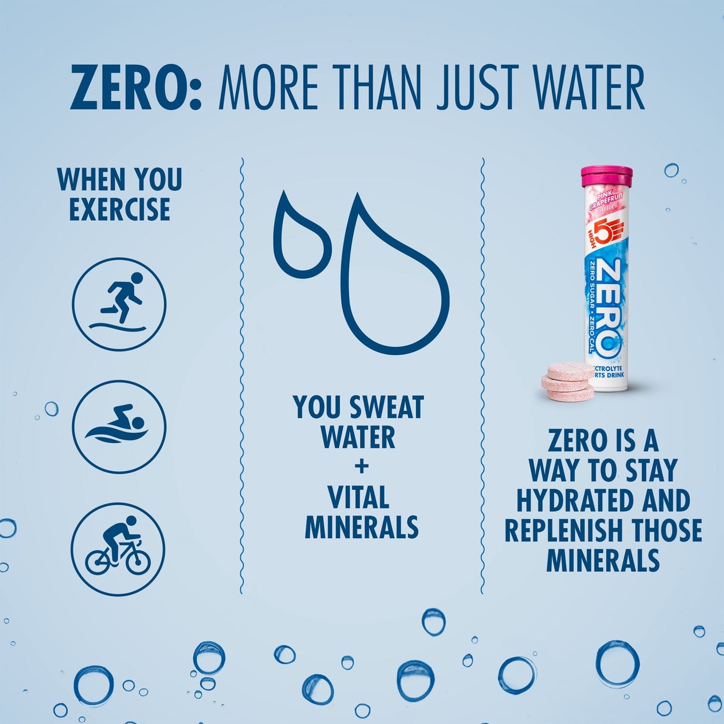 HIGH5 ZERO Elektrolyt-Hydratationstabletten (x20) Grapefruit