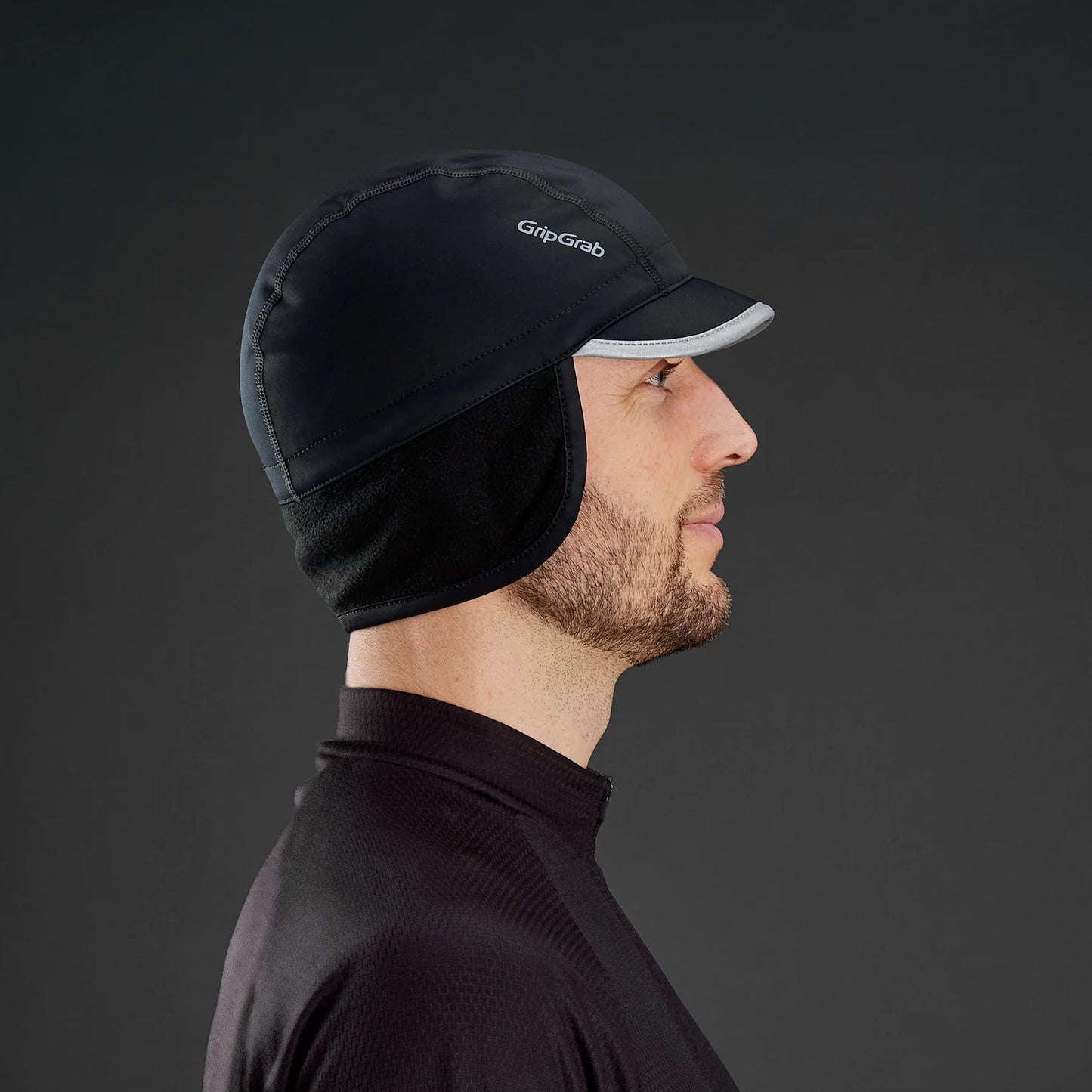 Mütze GRIPGRAB BELGIAN STYLE THERMAL WINDPROOF WINTER Schwarz