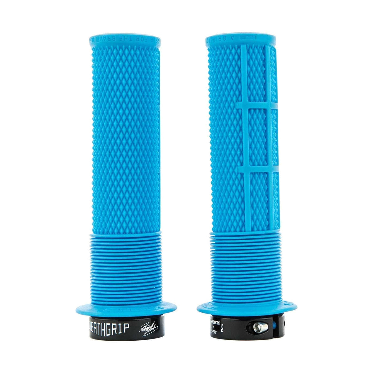 Grips DMR DEATHGRIP Flange Large Lock-on Blau