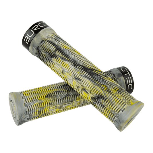 BURGTEC THE BARTENDER PRO GREG MINNAAR SIGNATURE Lock-On Grips Schwarz/Gelb
