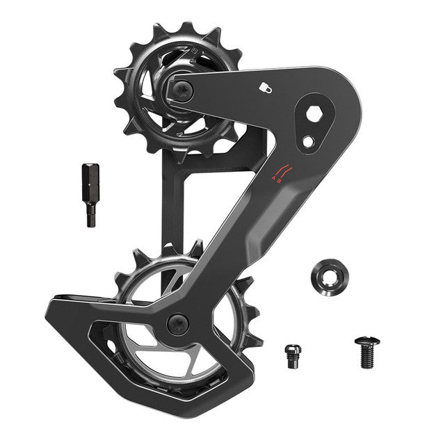 Schaltauge komplett SRAM T-TYPE EAGLE AXS Carbon (ohne Dämpfungsfeder)