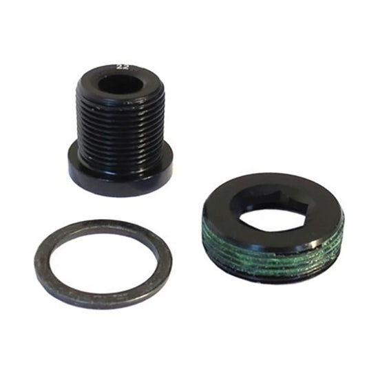 SRAM M15/M22 Selbstextrahierende Kurbelschraube für GXP Pedaliers Schwarz