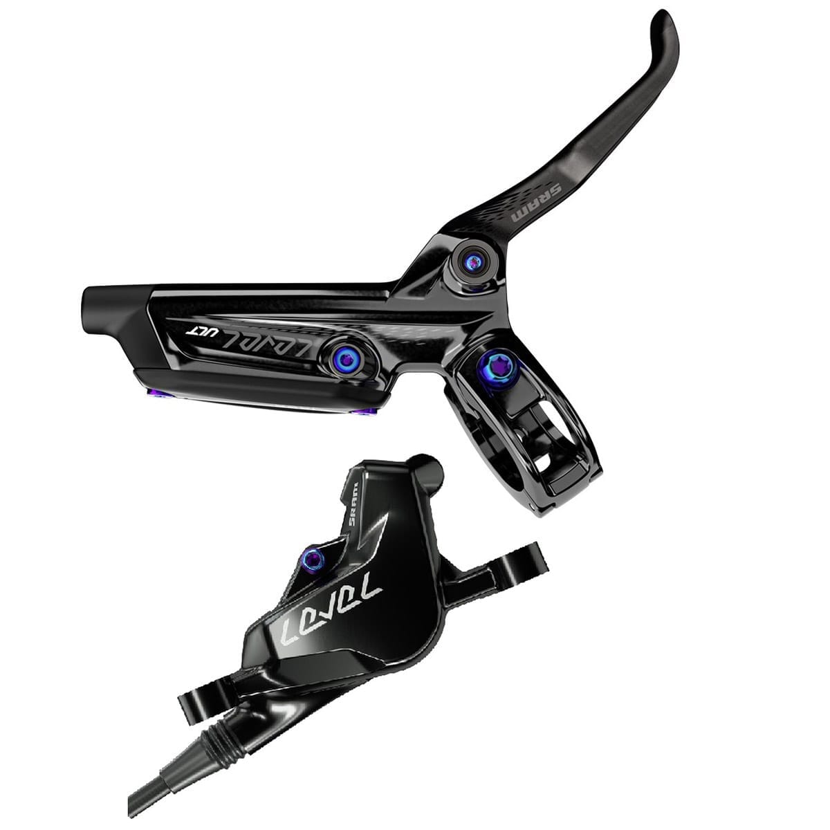 SRAM LEVEL ULTIMATE Bremsenpaar Schwarz/Rainbow