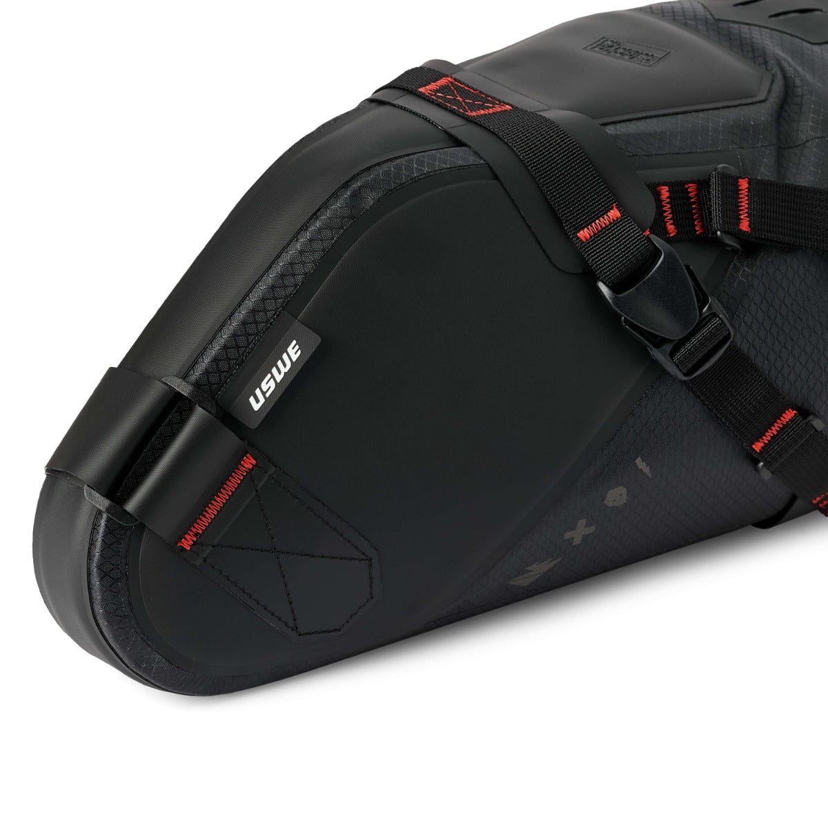 USWE ROLL-TOP SADDLE BAG 9 L Satteltasche Schwarz