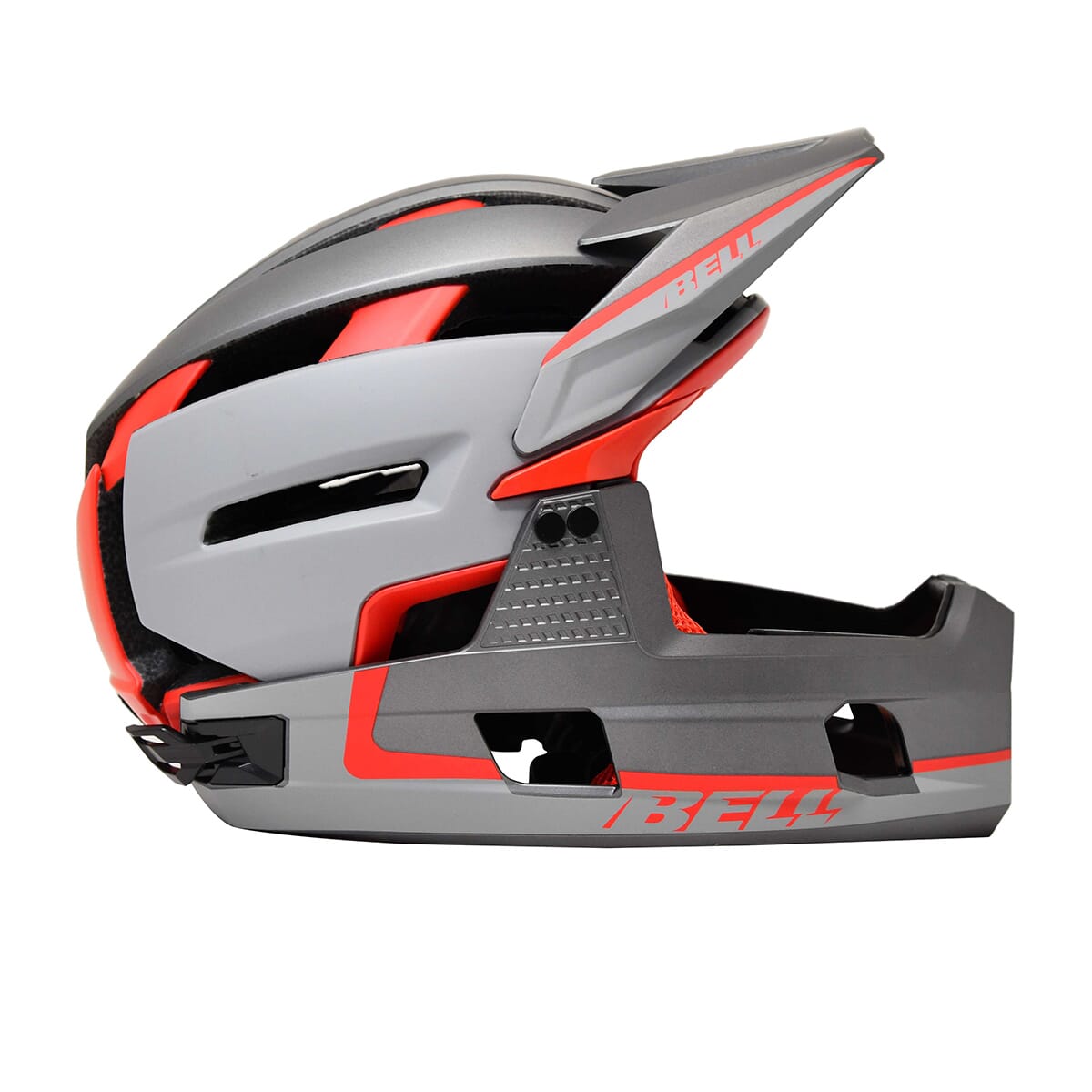 MTB-Helm BELL SUPER AIR R MIPS Grau/Rot