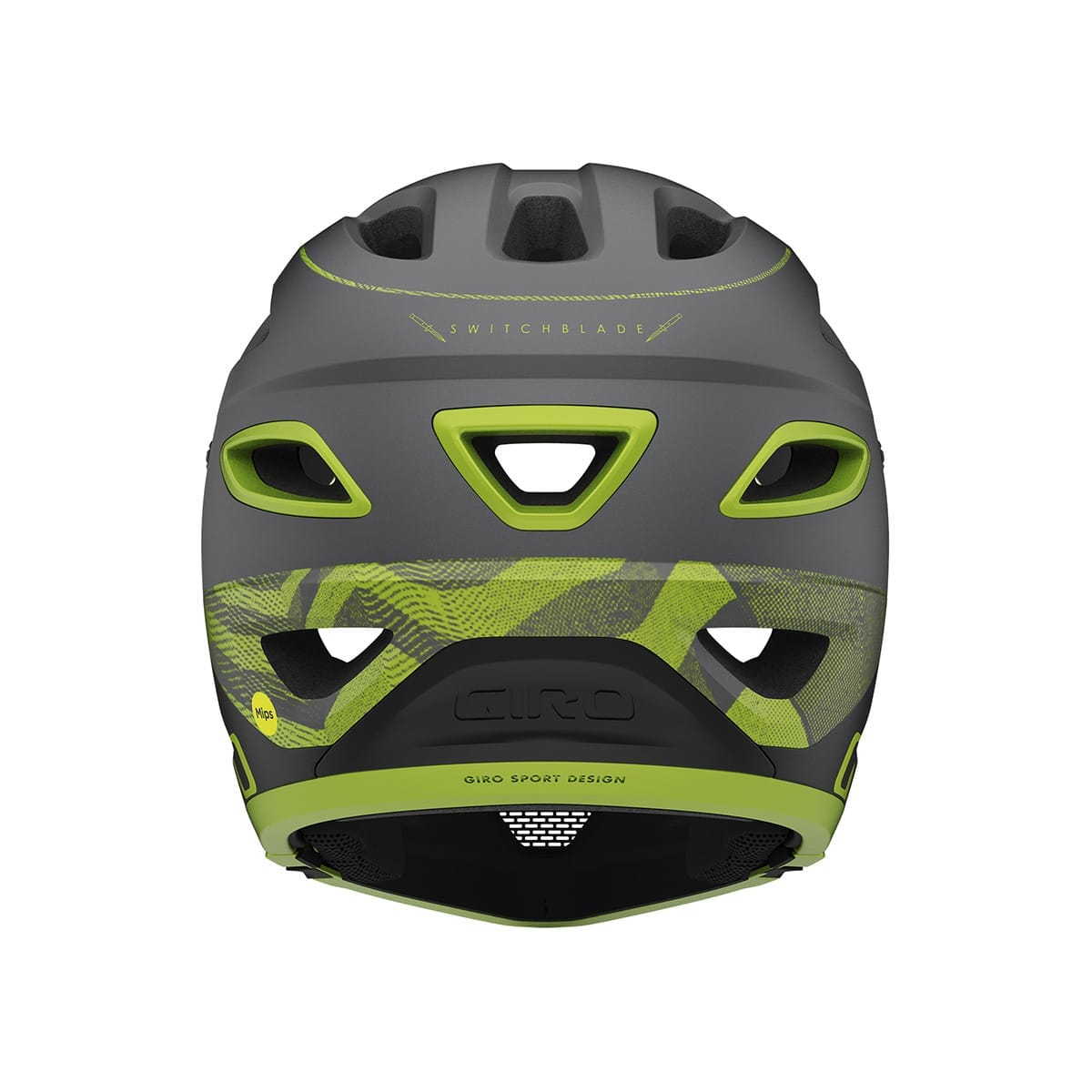 MTB-Helm GIRO SWITCHBLADE MIPS Grau/Gelb