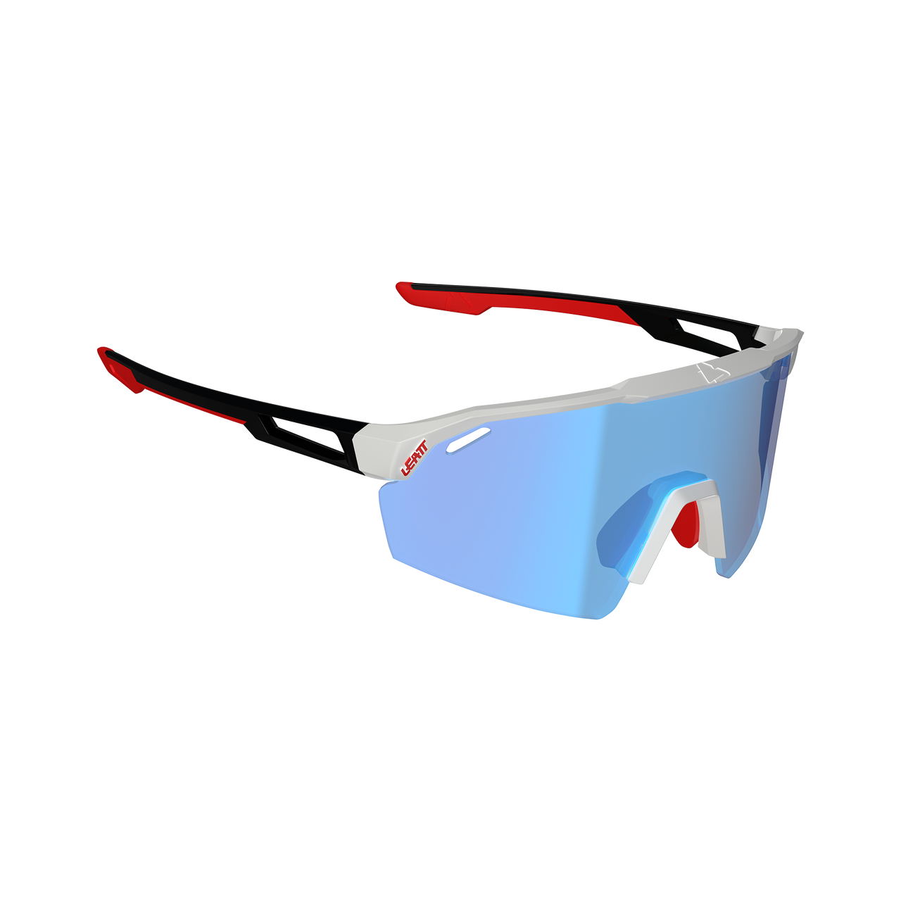 LEATT SPEEDVIZ LITE Brille Weiß Iriz Crystal Glas Blau