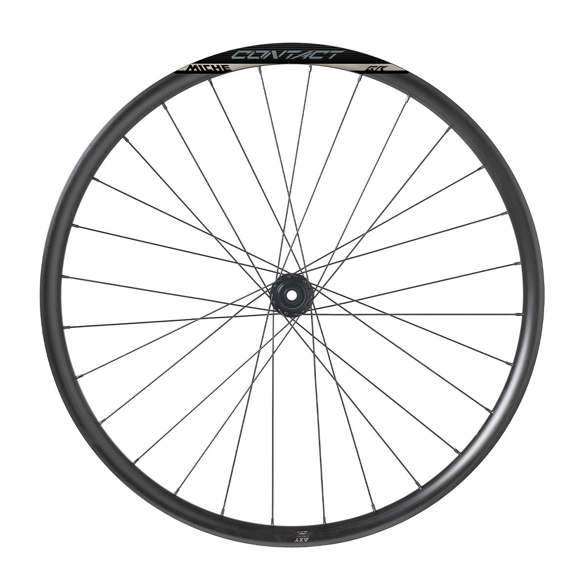 Ein Paar MICHE CONTACT GR DISC Laufräder mit Reifen (Center Lock)