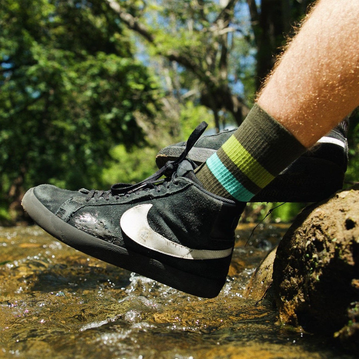 Socken MERGE4 REPREVE SUBLTE MOSS