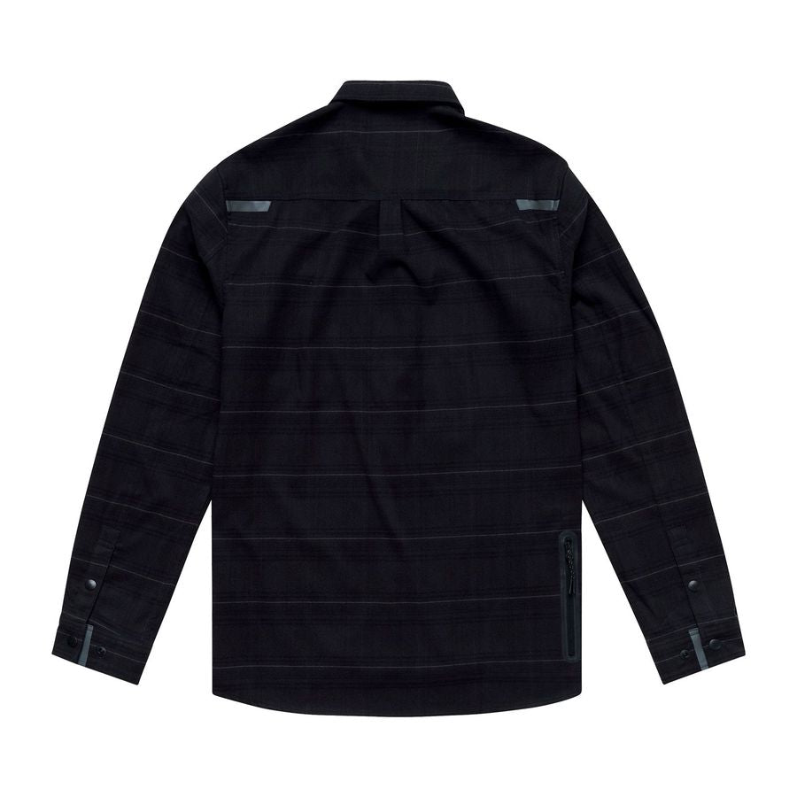 Technisches Hemd TROY LEE GRIND DESIGNS FLANNEL PLAID Carbon