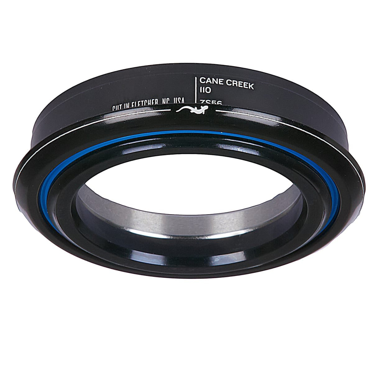 CANE CREEK 110 1.5" ZS56 Schwarze Halbschale für Steuersatz Schwarz