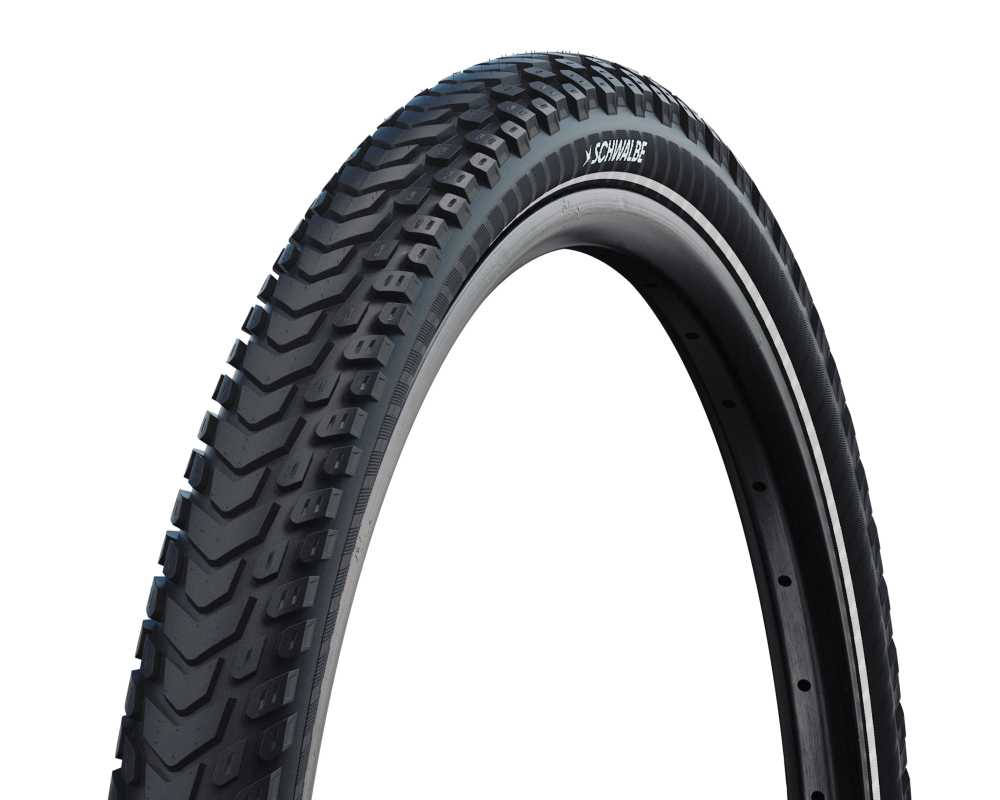 SCHWALBE MARATHON MONDIAL-Reifen 27.5x2.40 ADDIX RaceGuard Reflex Tubetype Starr