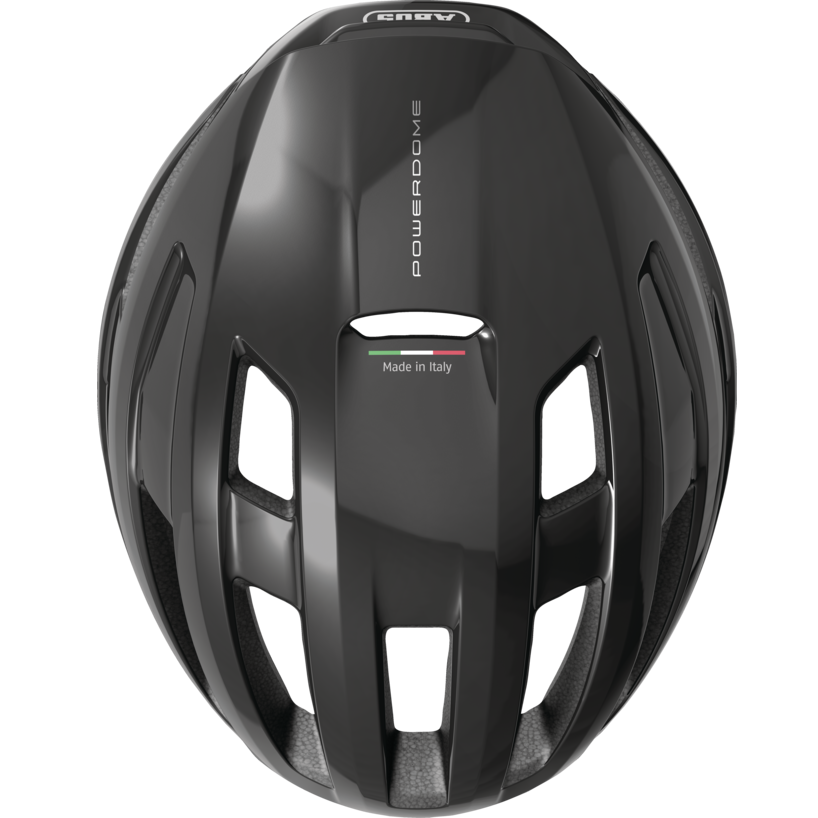 Helm Straße ABUS POWERDOME MIPS Schwarz Brillant