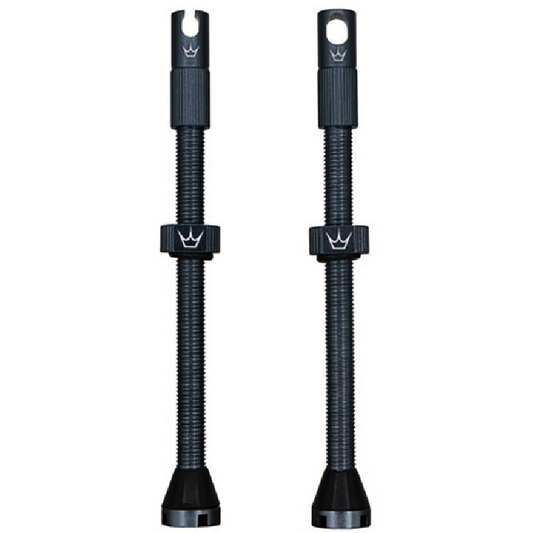 PEATY'S x Chris King MK2 Presta 80 mm (x2) Tubeless-Ventile Grau