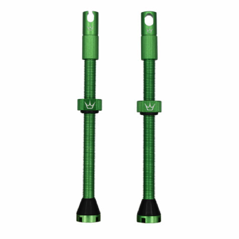 PEATY'S x Chris King MK2 Presta 80 mm (x2) Tubeless Ventile Grün