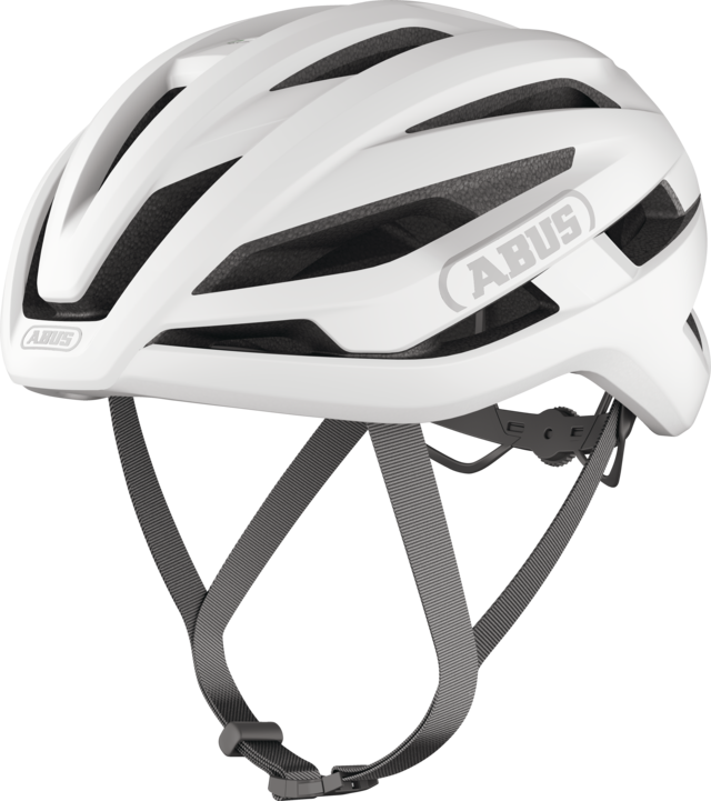 Helm Straße ABUS STORMCHASER ACE Polar Weiß