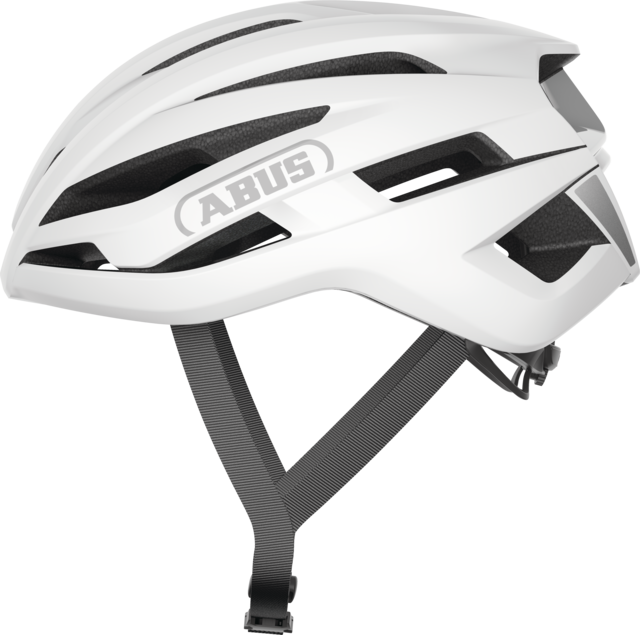 Helm Straße ABUS STORMCHASER ACE Polar Weiß