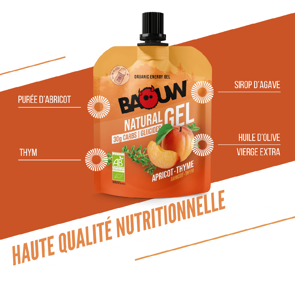 BAOUW BIO Energetisches Gel Aprikose-Thymian (85g)
